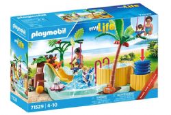 PLAYMOBIL MY LIFE - PROMO-PACK VACANCIERS AVEC PISCINE ET BAIN À REMOUS #71529 (0324)